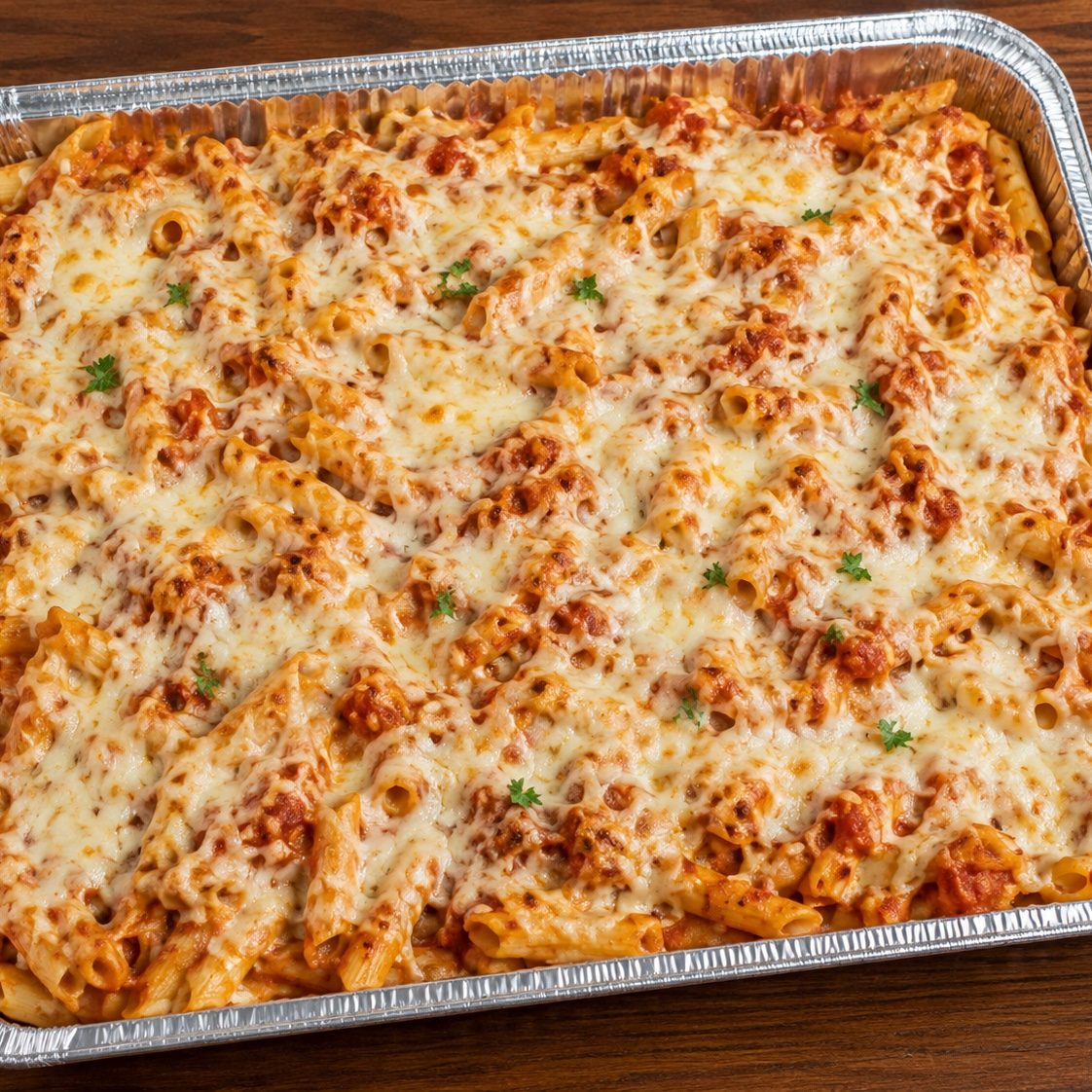 Baked Ziti Bolognese.