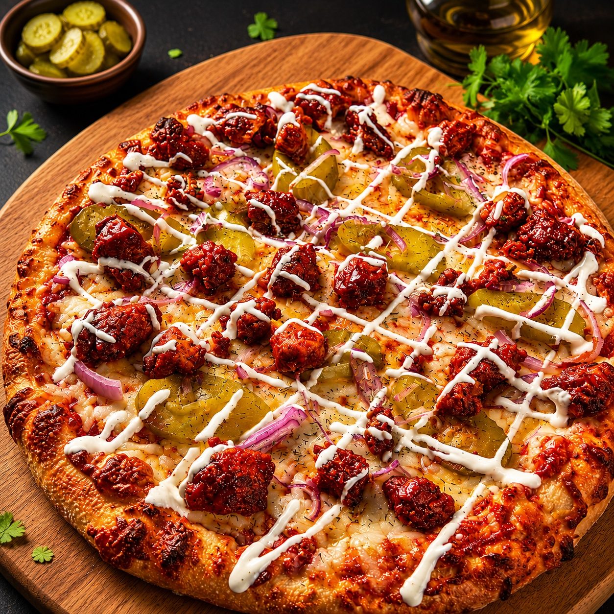 The Nashville Hot Pizza.