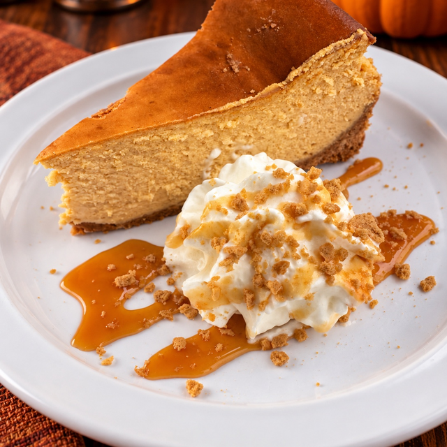 Pumpkin Cheesecake.