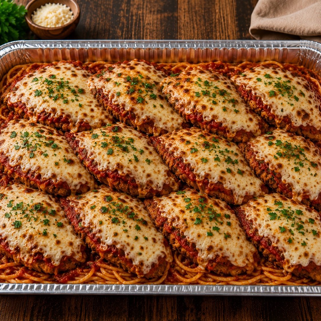 Chicken Parmigiana.